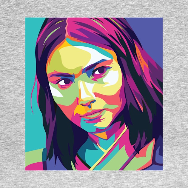 Maria Zhang Suki In Pop Art by Hanafi